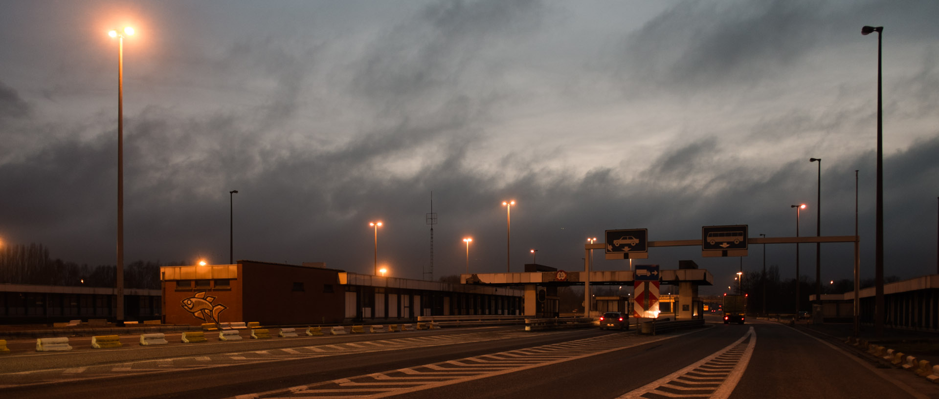Dimanche 12 janvier 2014, 17:38, autoroute E17, frontière France Belgique